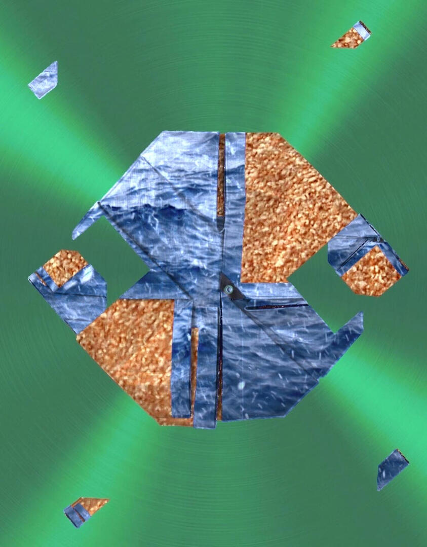 Beatific Perfume (Blue/Orange), 3-Channel Video, Substation